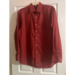 Bill Robinson Mens Long Sleeve Button Down Shirt, Medium